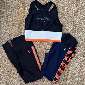 P.E Nation Sports Bra size medium and size xs P.E Nation leggings bundle